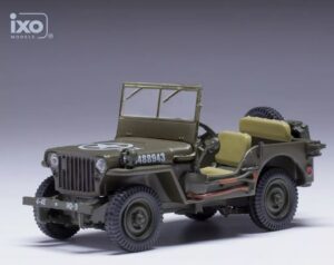IXO CLC567 1/43 MODELS MILITARY JEEP WILLYS MB OLIVE 1943