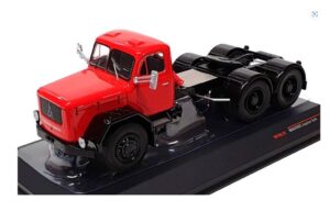 IXO TR120 1/43 Magirus Jupiter 6x6 Truck - Red/Black