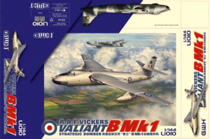GREAT WALL HOBBY L1010 1/144 Vickers Valiant B.MK I RAF Strategic V Bomber