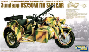 Great Wall Hobby 1/35 WWII German Zundapp KS750 Motorcycle w/Side Car (POSSIBLY OUT OF PRODUCTION TEMPORARILY)