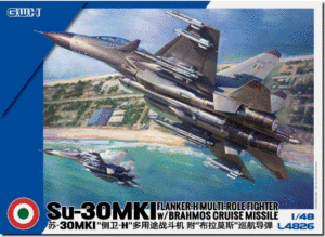 Great Wall Hobby L4826 1/48 SU-30MKI Flanker-H w/Brahmos Missile Indian AF