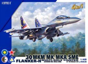 Great Wall Hobby L4831 1/48 Russian heavy fighter 30 Flanker-H MKM/MK/MKA/SME (4 in 1 NOV CTN