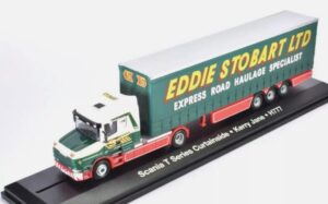 ATLAS JV9110 1/76 Scania T Cab - Curtainside trailer - Stobart