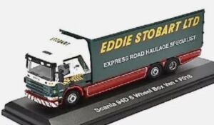 ATLAS JV9128 1/76 Scania - 94D - Box Van - Stobart - Truck