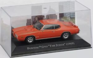 ATLAS IXO PP05 1/43 Pontiac GTO 'The Judge' (1969) - orange DIECAST CAR