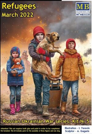 Masterbox 35228 1/35 Russian-Ukrainian War series, № 5. Refugees, March 2022