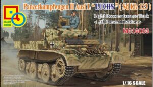 CLASSY HOBBY 1/16 Panzerkampfwagen II Ausf.L “Luchs” (Sdkfz.123) Light Reconnaissance Tank  MC16003
