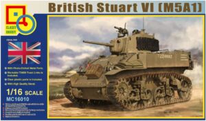 CLASSY HOBBY 1:16 SCALE British Stuart VI (M5A1) MC16010 Overlord NOV CTN