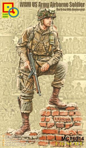 CLASSY HOBBY MC16014 1/16 WW2 US AIRBORNE SOLDIER PARATROOPER OVERLORD ASSUALT ON THE RHINE