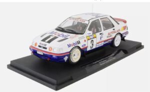 Model Car Group 18355 1/18 Ford Sierra Cosworth 4x4 #3 Mobil 1 Monte Carlo 1992