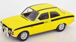 MODEL CAR GROUP 18387 1/18 Ford Escort MK I Mexico Yellow 1973