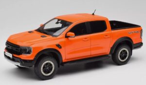 MODEL CAR GROUP 18456 1/18  FORD RANGER RAPTOR 4WD PICKUP IN ORANGE SEDONA
