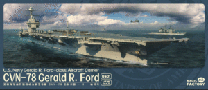 MAGIC FACTORY MF6401 1/700 U.S. Navy  Gerald R. Ford-class Aircraft Carrier- USS Gerald R. Ford CVN-78