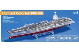 MAGIC FACTORY 6502 1/700 USS Gerald R. Ford CVN-78 Clear Painted with extra aircraft and pre painted deck. EOL