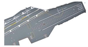 MAGIC FACTORY 6505 1/700 PRE-PAINTED FLIGHT DECK UPGRADED USS GERALD R FORD CARRIER