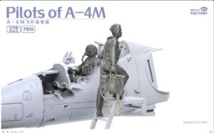 Magic Factory 7510 1/48 Douglas A-4M Skyhawk Pilots designed to be used with Magic Factory kits