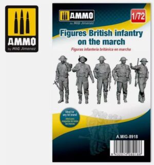 Ammo by Mig 8918 1/72 Figures British Infantry On March 3D