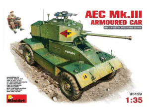 Miniart 35159 1:35 - British Army AEC Mk.III Armoured Car ASSAULT ON THE RHINE