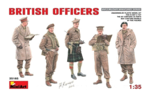 Miniart 35165 1:35 WW2 British Army Officers Overlord ASSAULT ON THE RHINE