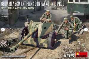 Miniart 35400 1/35 Dt. 7.5 cm PaK 40 m. crew 4  Mid Production Soviet Storm