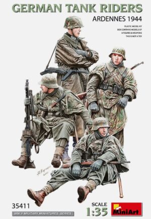 Miniart 35411 1:35 - German Tank Riders (Ardennes 1944) West Wall