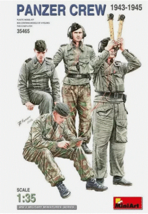 Miniart 35465 - 1/35 German Panzer Crew (1943-1945) model kit SOVIET STORM