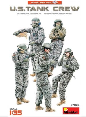 MINIART 37005 1:35 Figures Modern U.S. Tank Crew Model Kit