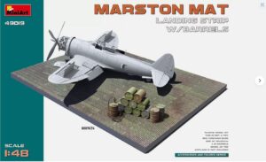 Miniart 49019 - 1/48 Marston Mat Landing Site with Oil Barrels