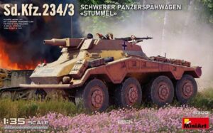 Miniart 53001 1/35 Sd.Kfz.234/3 Schwerer Panzerspahwagen Stummel West Wall