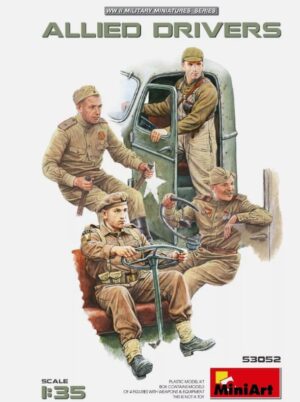 Miniart 53052 1/35 Allied Drivers WWII Model kit NEW