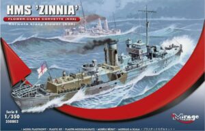 Mirage Hobby 350802 - 1:350 WW2 Royal Navy HMS "Zinnia" Flower-Class Corvette K98