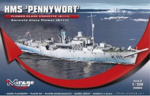Mirage Hobby 350804 - 1:350 HMS "Pennywort" Flower-Class Corvette K111