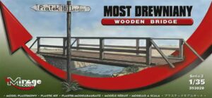 Mirage Hobby 353020 - 1:35 Wooden Bridge with Railing and Signpost - New