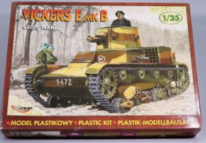 MIRAGE HOBBY 355004 Model 1/35 Tank Vickers E MK B SINGLE TURRET