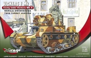 Mirage 355003 1:35 Vickers E Mk A Light Tank Twin Turret