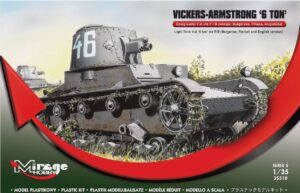Mirage Hobby 355010 - 1:35 Vickers Armstrong 6ton Mk F/B Light Tank British Version included