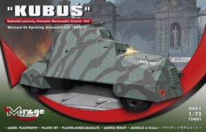 Mirage Hobby 724001  1:72 Cube (Warsaw'44 Uprising Armoured Car SOVIET STORM