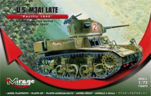 Mirage Hobby 726075  1:72 U.S. M3A1 Late Pacific 1943 HELL IN THE PACIFIC