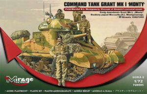 MIRAGE 728005 1:72 British 8th Army Command Tank Grant Mk.I 'MONTY' BRITISH ARMY BATTLE SCHOOL