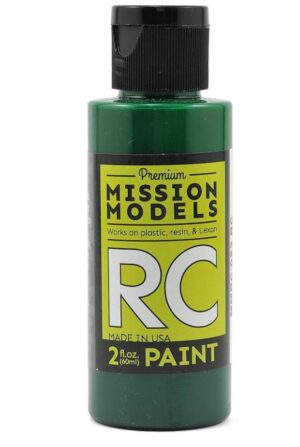 Mission Models Translucent Green Acrylic Lexan Body Paint 2 Oz MMR052