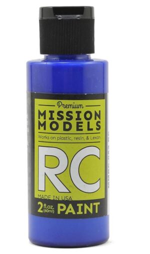 Mission Models Translucent Blue Acrylic Lexan Body Paint 2oz MMR053
