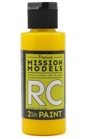 Mission Models Translucent Yellow Acrylic Lexan Body Paint (2oz MMR056