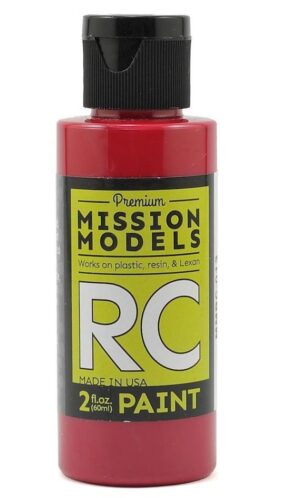 Mission Models Burgundy Acrylic Lexan Body Paint 2oz MMR013