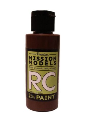 Mission Models RC Paint 2 Oz Bottle Dark Brown MMR014