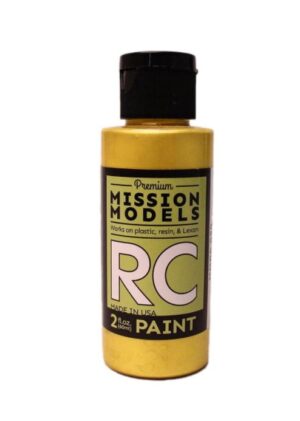Mission Models RC Paint 2 Oz Bottle Pearl Gold MMR020
