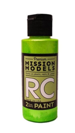 Mission Models RC Paint 2 Oz Bottle Pearl Lime MMR028