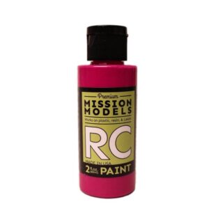 Mission Models Acrylic  RC Car Paint 2 Oz Fluoresent Racing Berry MMR044