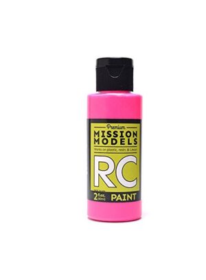 Mission Models Acrylic RC Paint 2 Oz Fluorescent Racing Pink MMR051