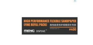 Meng MNGMTS-041C Flexible Sand Paper Fine Refill 400 Flat packed for low cost THFS