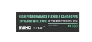 Meng MNGMTS-042C Flexi Sandpaper Extra Fine 1500 Flat packed for low cost THFS